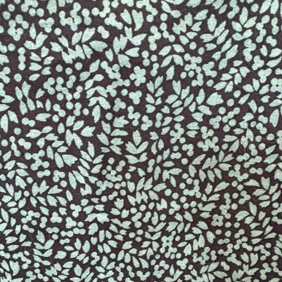 A New Day Green Black Blouse Large - Picture 4 of 4